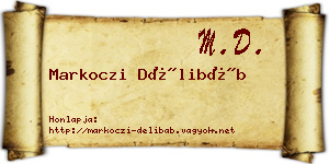 Markoczi Délibáb névjegykártya